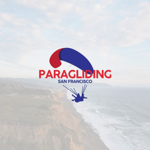 logo concept paragliding