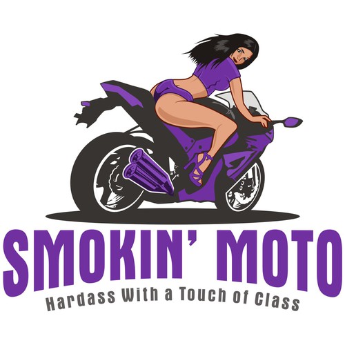 SMOKIN' MOTO LOGO