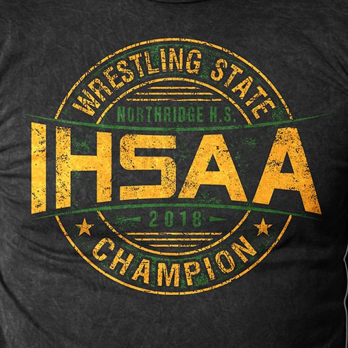 IHSAA wrestling state shirt