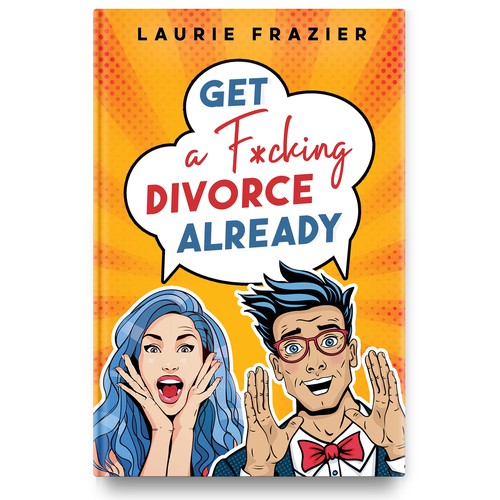 Powerful and punchy cover for book about divorce
