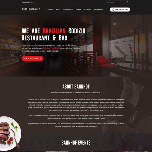 restaurant website