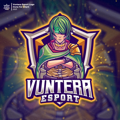 Vuntera Character Esport Mascot Logo