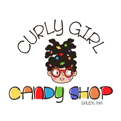 Curly Girl Candy Shop Logo