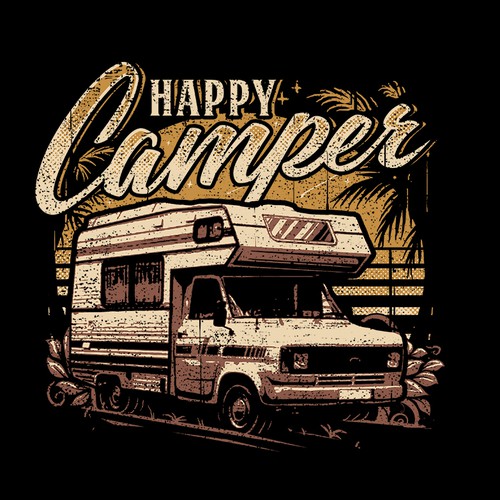 RV AND CAMPING TSHIRT