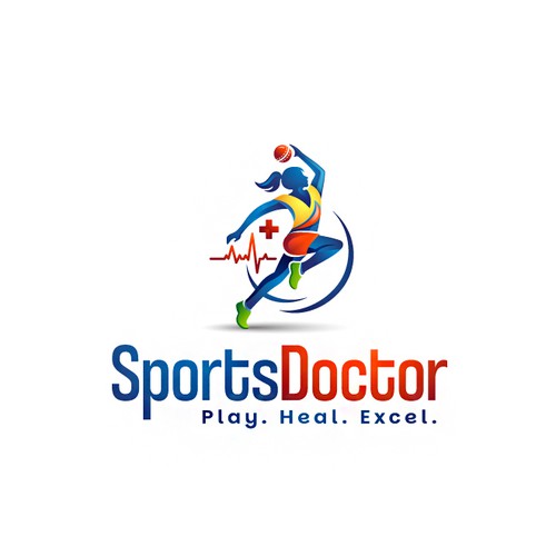 Bold Sports Medicine Logo Concept for SportsDoctor – Available for Sale