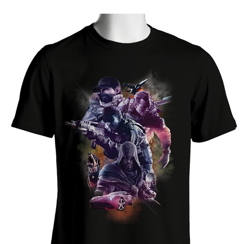 Cool T-shirt Design For Video Game Players Who Love ACTION
