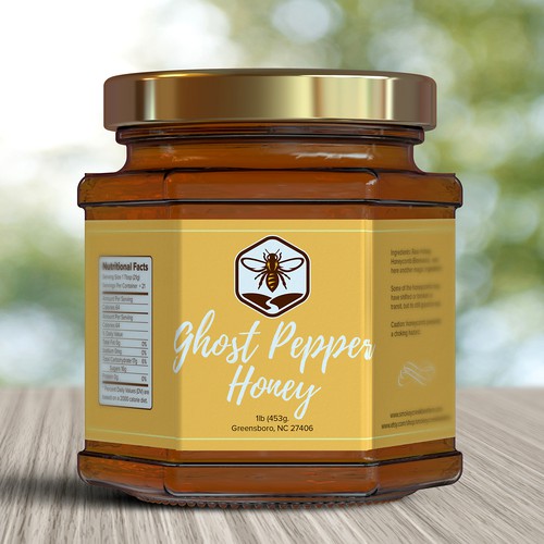 Beatiful Honey Label Design