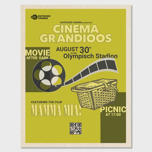 Poster concept for Cinema Grandioos