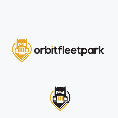 logo for truck parking co.