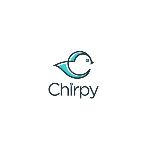 Create a logo for an online platform that connects people to chat on the telephone