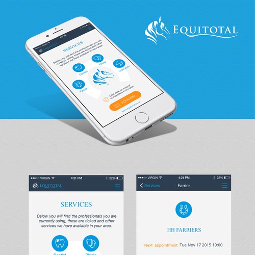 Equitotal App Design