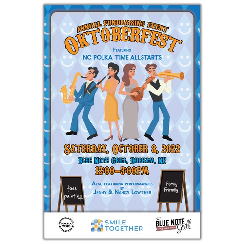 Duke Oktoberfest Fundraising Poster