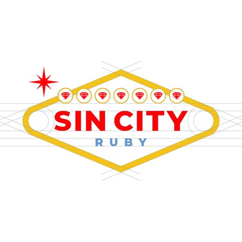 Logo for Sin City Ruby.