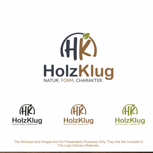 HolzKlug Premium Woodcraft & Interior Brand Identity