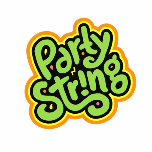 PARTY STRING LOGO + BACKGROUND