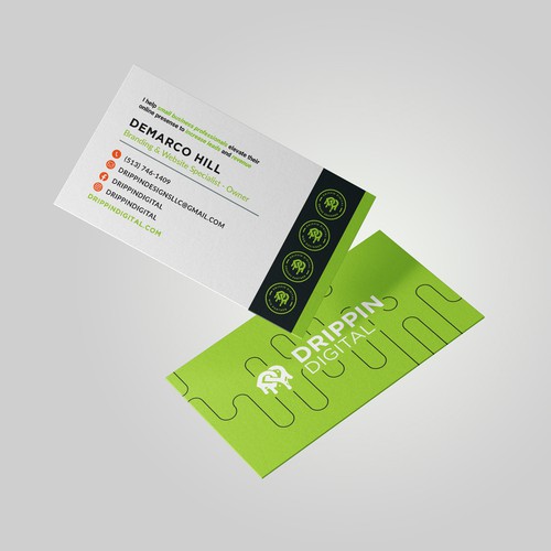 DrippinDIgital Business Card Design