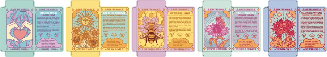Tarot card envelope based on design from previous contest