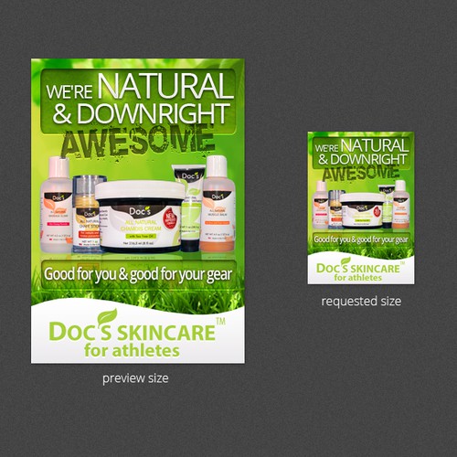 Doc's Skincare needs a new banner ad