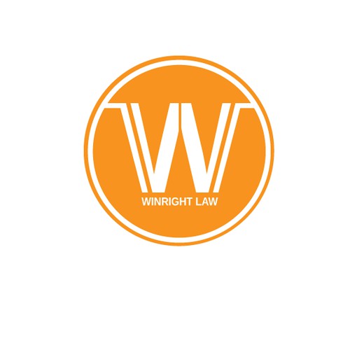 Create an innovative logo for a leading law firm, Winright Law
