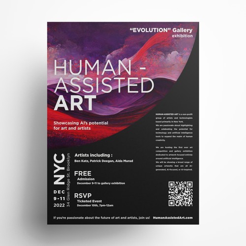 Flyer for an Art Exhibit