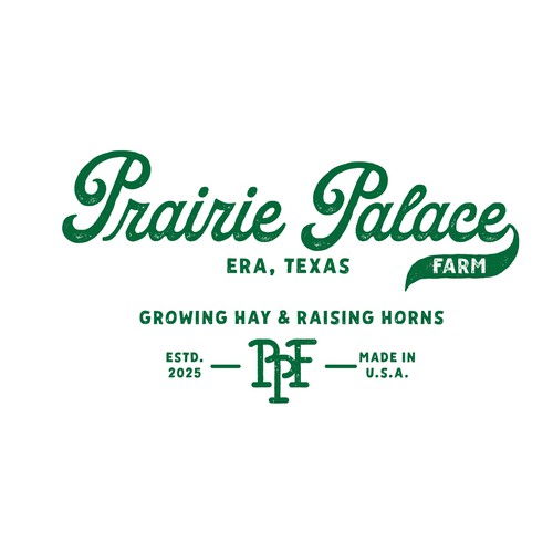 Prairie Palace Farm - Rustic Farm Logo