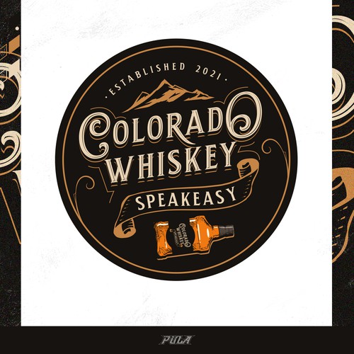 Logo design for Colorado Whiskey Speakeasy