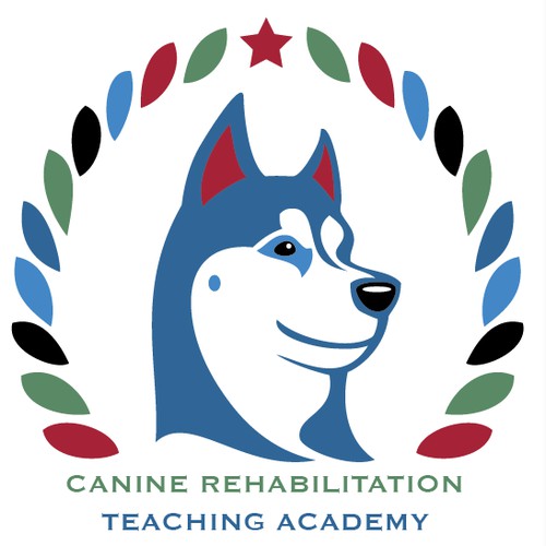 Create a new "Canine Rehabilitation Teaching Academy" logo to certify canine rehab practitioners!