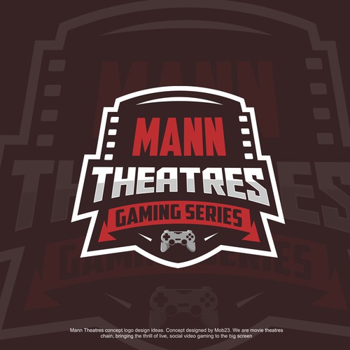 Man Theatres logo design