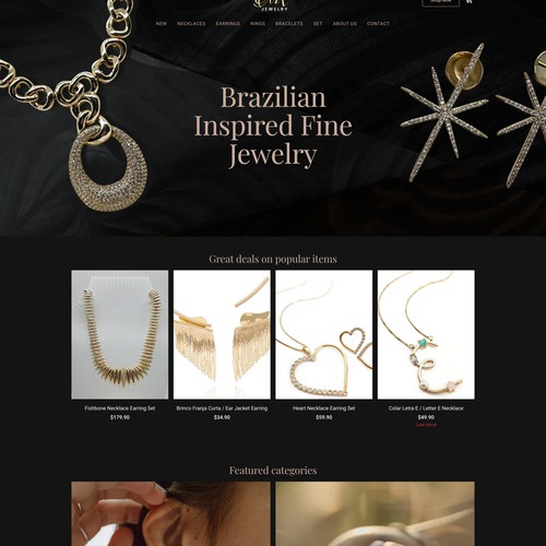 Jewelry website online