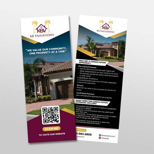Rack card design