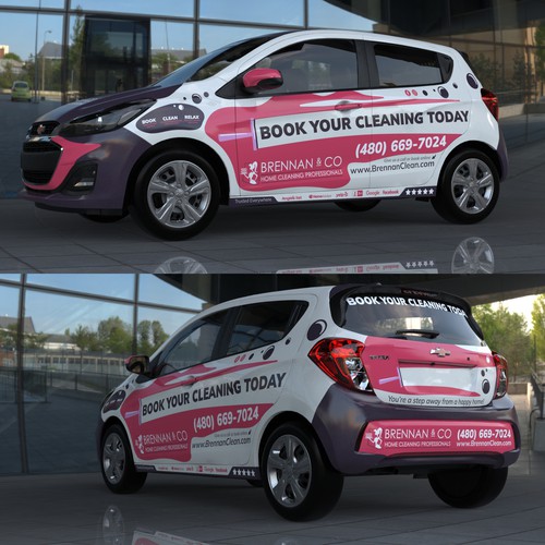 Car wrap - cleaning company