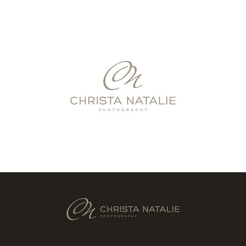 Soft and sophisticated photography logo