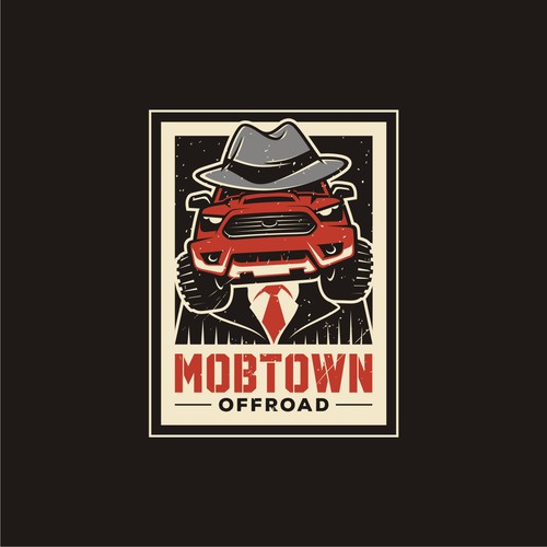 Mobster illustration for Mobtown Offroad