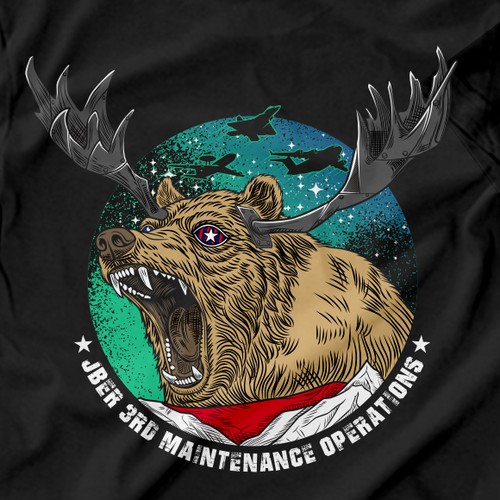 Alaskan bear moose