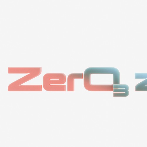 3d logo with sss effect  
