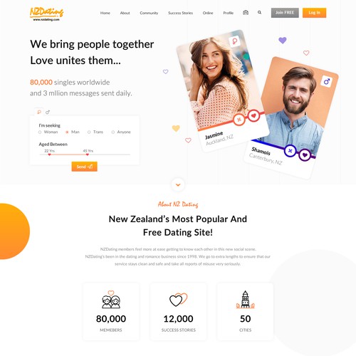 Dating site makeover