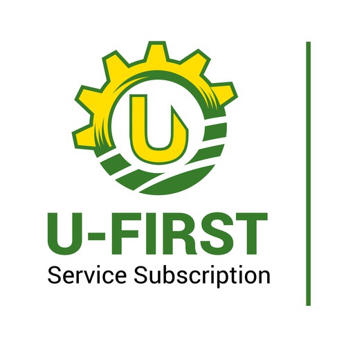 Modern logo for United "U" First Customer Program