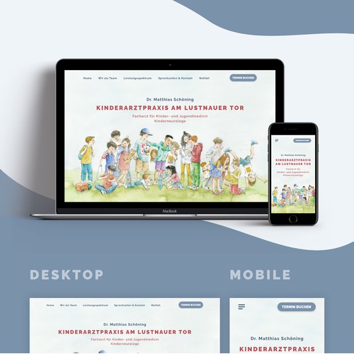 Webdesign for children and youth practice