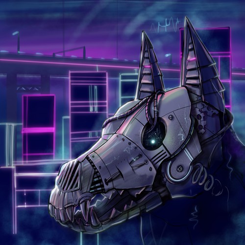 Cover for futuristic book