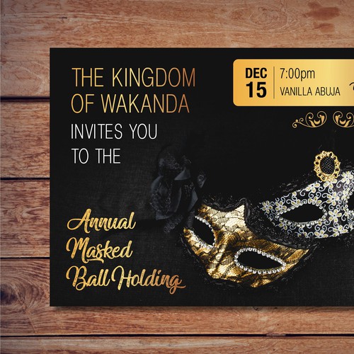 Invitation - Annual Ball