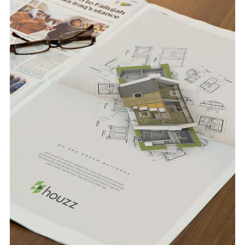 Newspaper Ad for Houzz