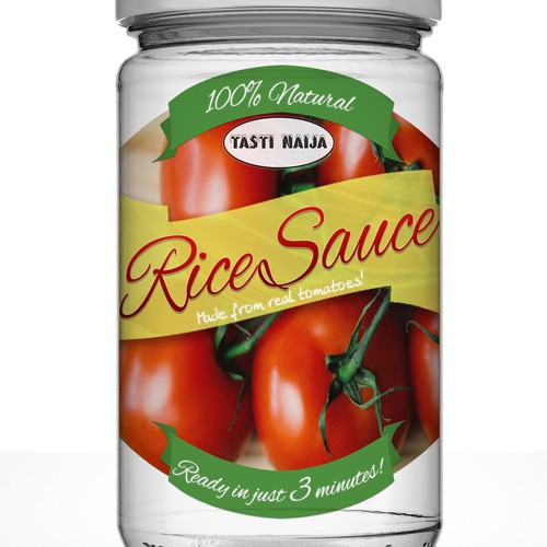 Tasti Naija Jar Label Design