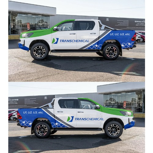 Truck wrap design 