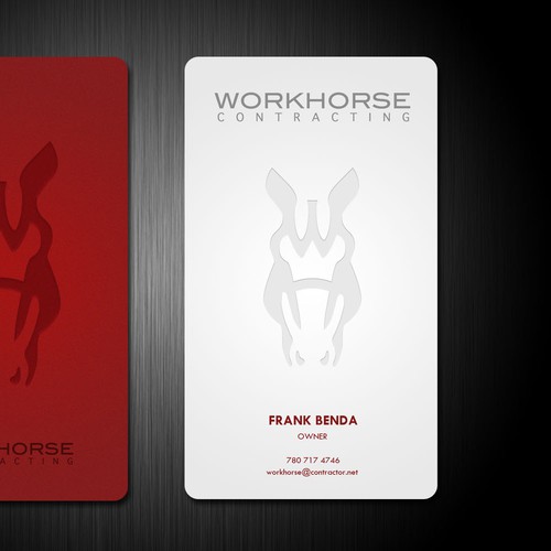 Help Workhorse Contracting with a new business card