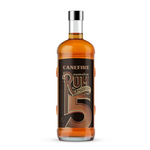 Rum label design