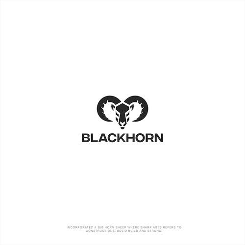 Construction Logo with BLACKHORN