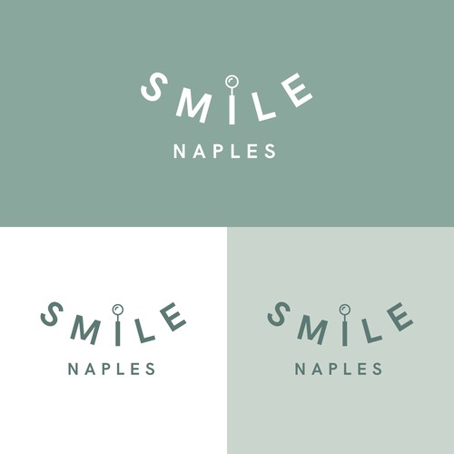 Optimistic dentist logo