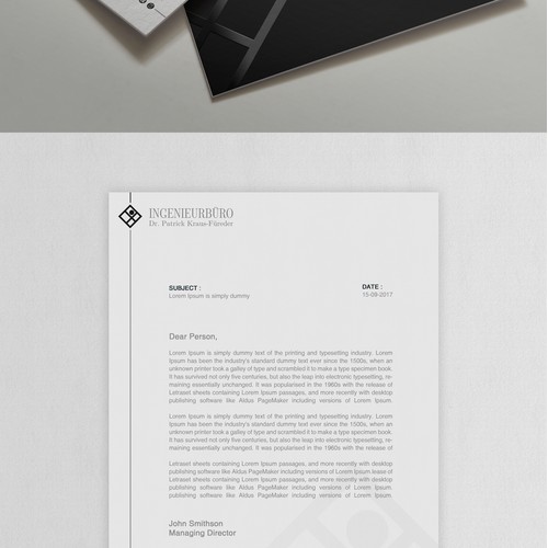 Business Card & Letterhead