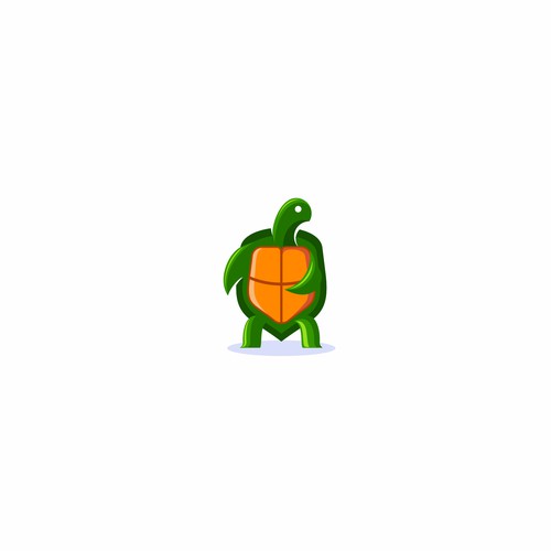 Turtle logo for technology company