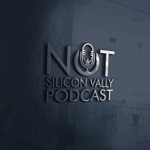 Podcast logo modern concept